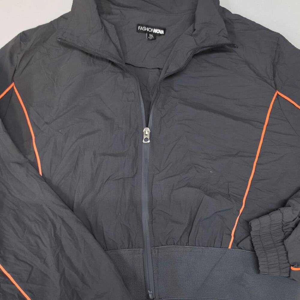 Fashion nova 1xl gray orange